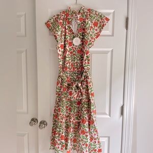 Victoria Dunn Lily Clementine midi dress